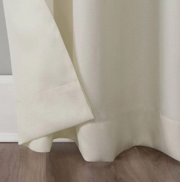 Sora Casual Textured Light Filtering Grommet Top Curtain Panel - No. 918 - Image 4