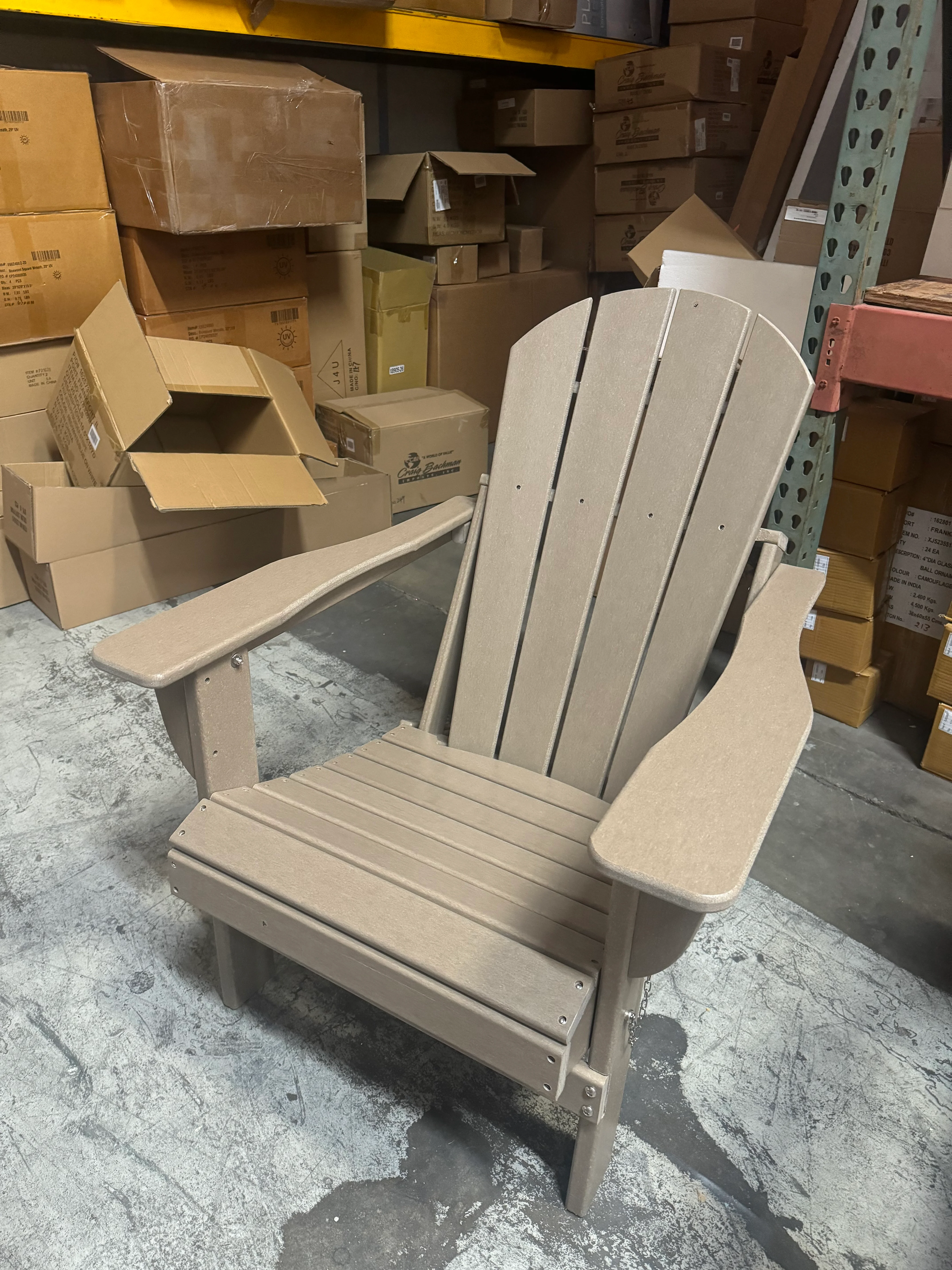 Teak Adirondack Folding Chair - Image 3