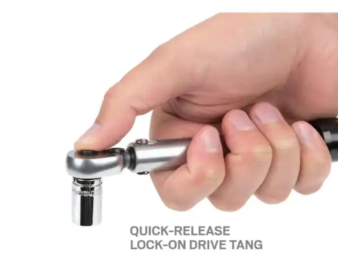 TEKTON 1/4 in. Drive Dual-Direction Click Torque Wrench (10-150 in./lb.) - Image 6