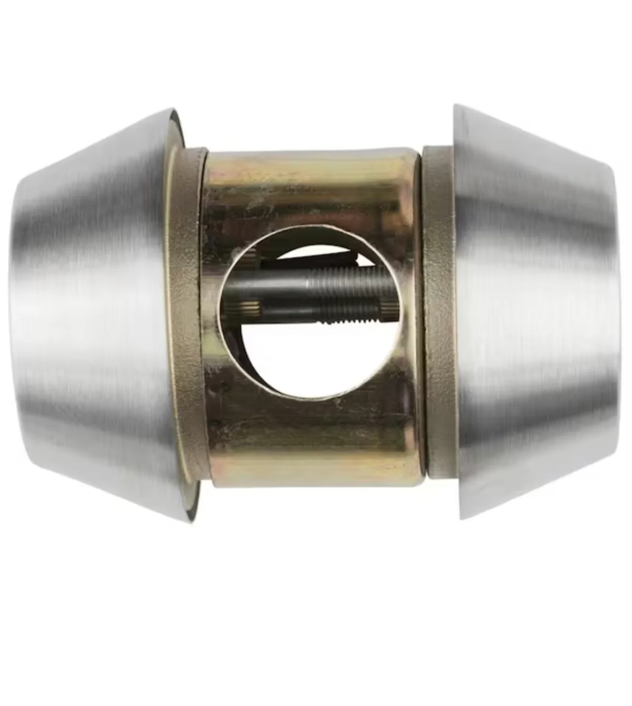 Universal Hardware Industrial Duty Commercial Double Cylinder Deadbolt, UL 3-Hr Fire ANSI Grade 1, Satin Chrome Finish Damaged Box - Image 5