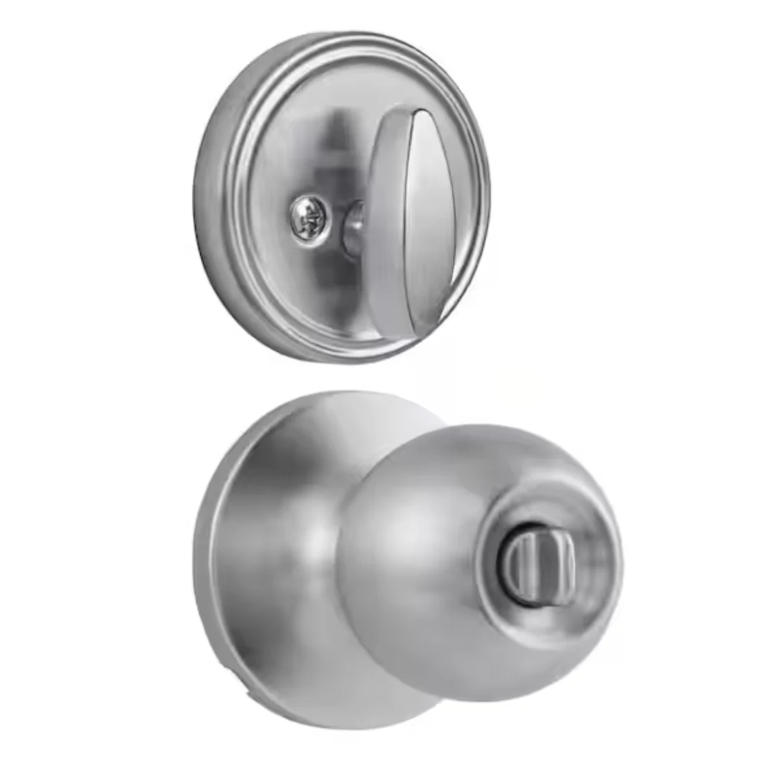 Universal Hardware Universal Hardware Light Duty Commercial ANSI Grade 2 Entry Knob and Deadbolt UL 3-Hr Fire, Keyed Alike Satin Chrome - Image 6