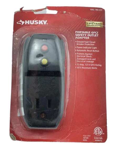 Husky Wall Adapter GFCI Damaged Package - Image 2