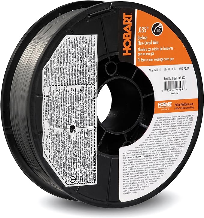 Hobart Carbon Steel Flux-Cored Welding Wire 0.035 Inch