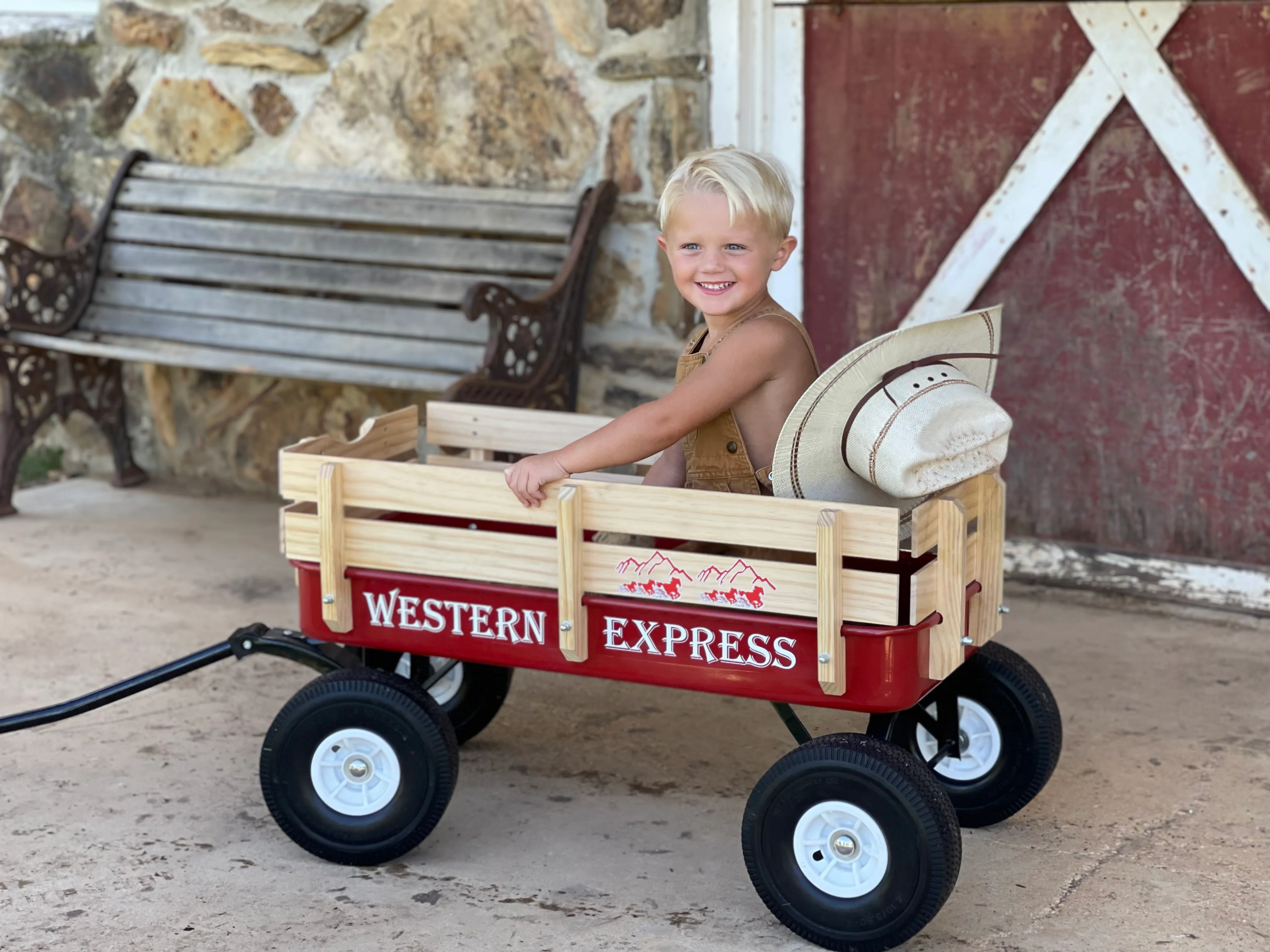 Western Express All Terrain Red Wagon - Image 2