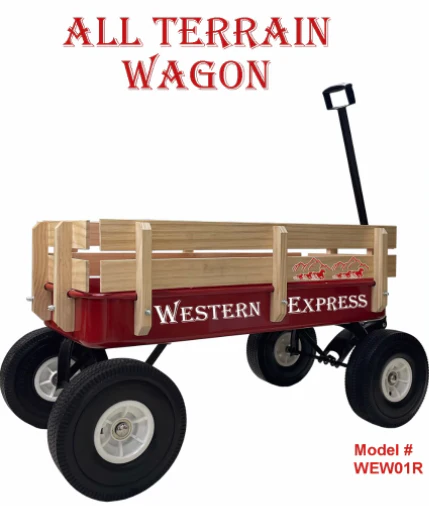 Western Express All Terrain Red Wagon - Image 4