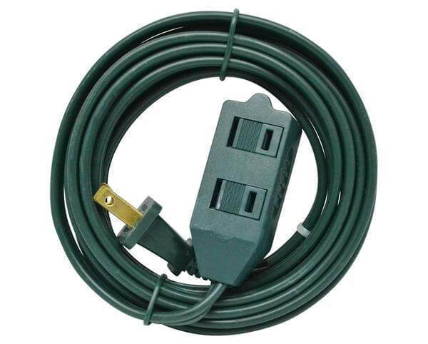 Westinghouse Green 3 Outlet Indoor Extension Power Cord 9ft