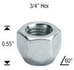 White Knight 4 Piece Lug Nuts 7/16 Inch- Damaged Box - Image 2