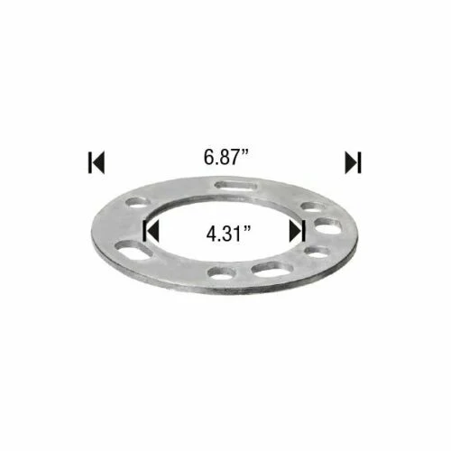 White Knight Wheel Spacers 5 & 6 Lug 2 Piece- Damaged Box - Image 2