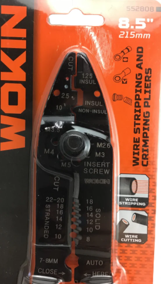 Wokin 8.5 Inch Wire Stripper With Crimper - Image 3