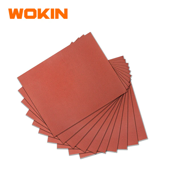 Wokin 10pc 120 Grit Abrasive Paper Sheet Set - Image 2