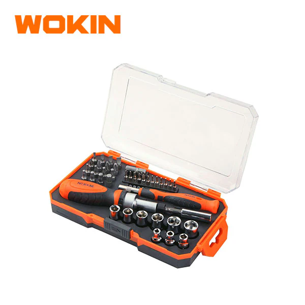 Wokin 42 Piece Bit And Socket Set with Precision Bits and Driver