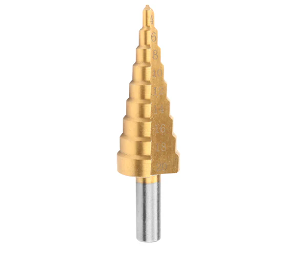 Wokin 4-20X2mm Titanium Coated Step Drill Bit - Image 2