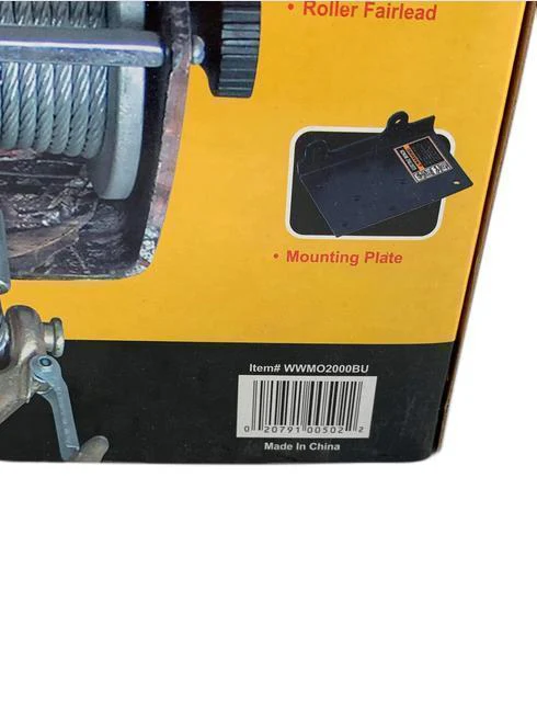 Wood Power 2000 LB Mossy Oak Camouflage Winch OUT OT STOCK 4/17/21 - Image 3