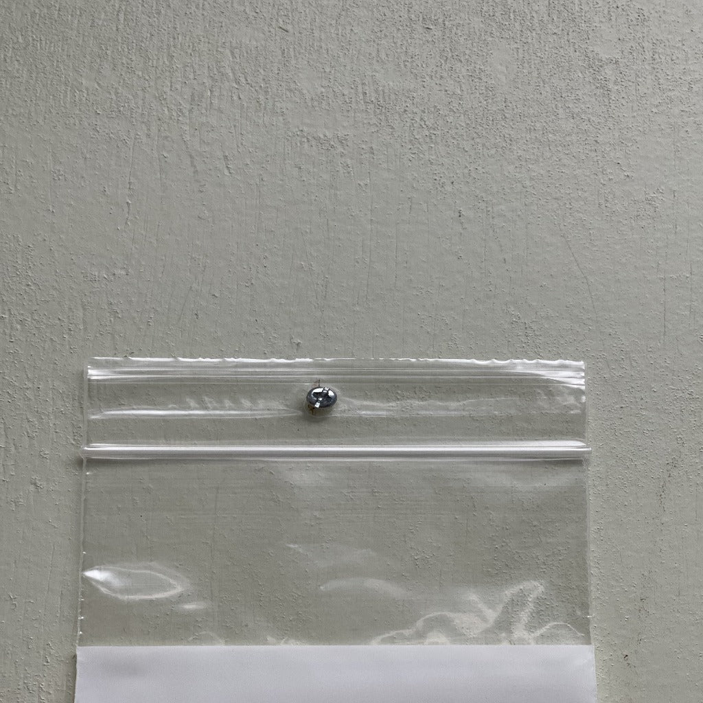 Zipclose Bag With White Block and Hole - Image 3
